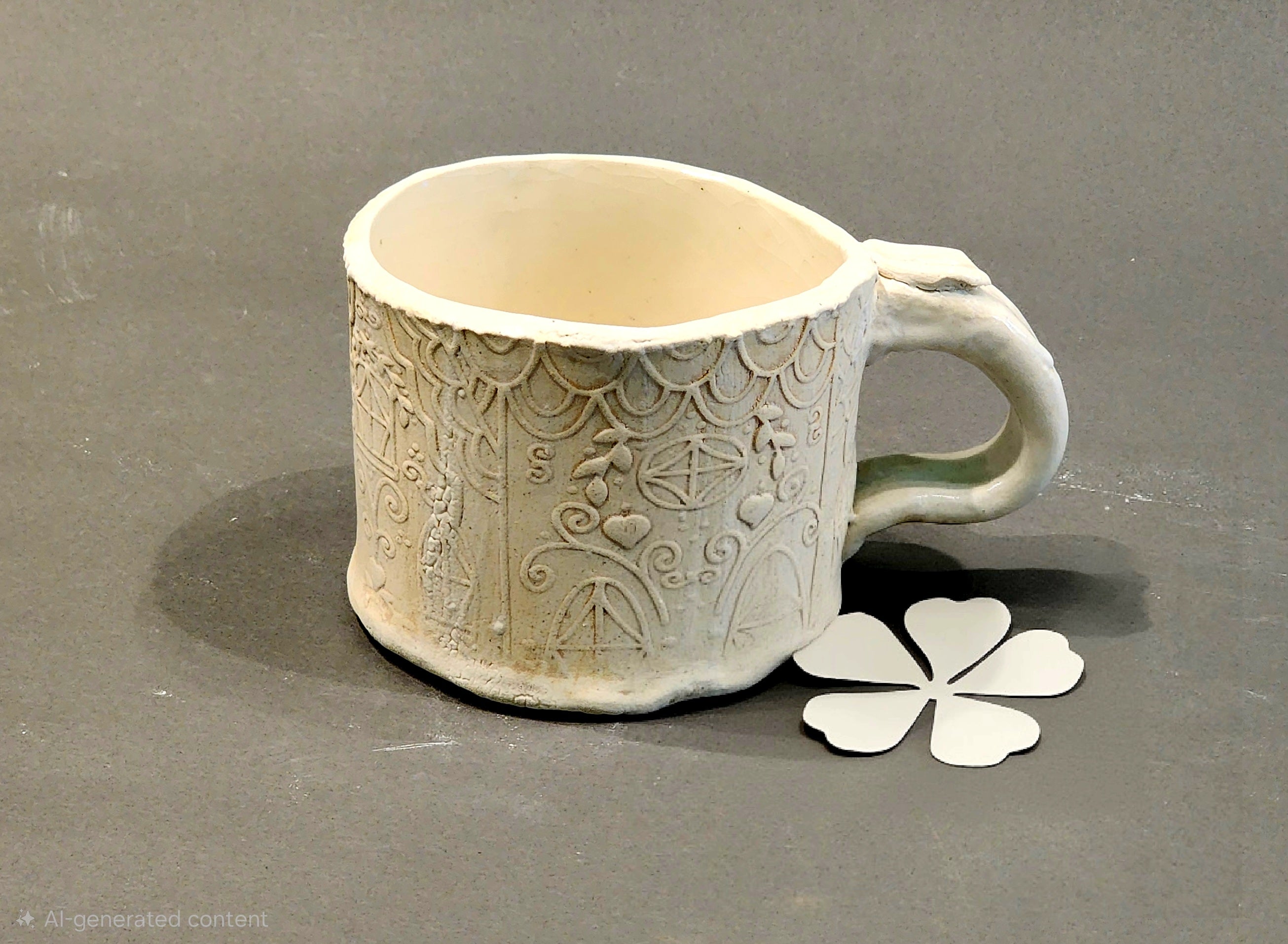 Stoneware Cappuccino Mug