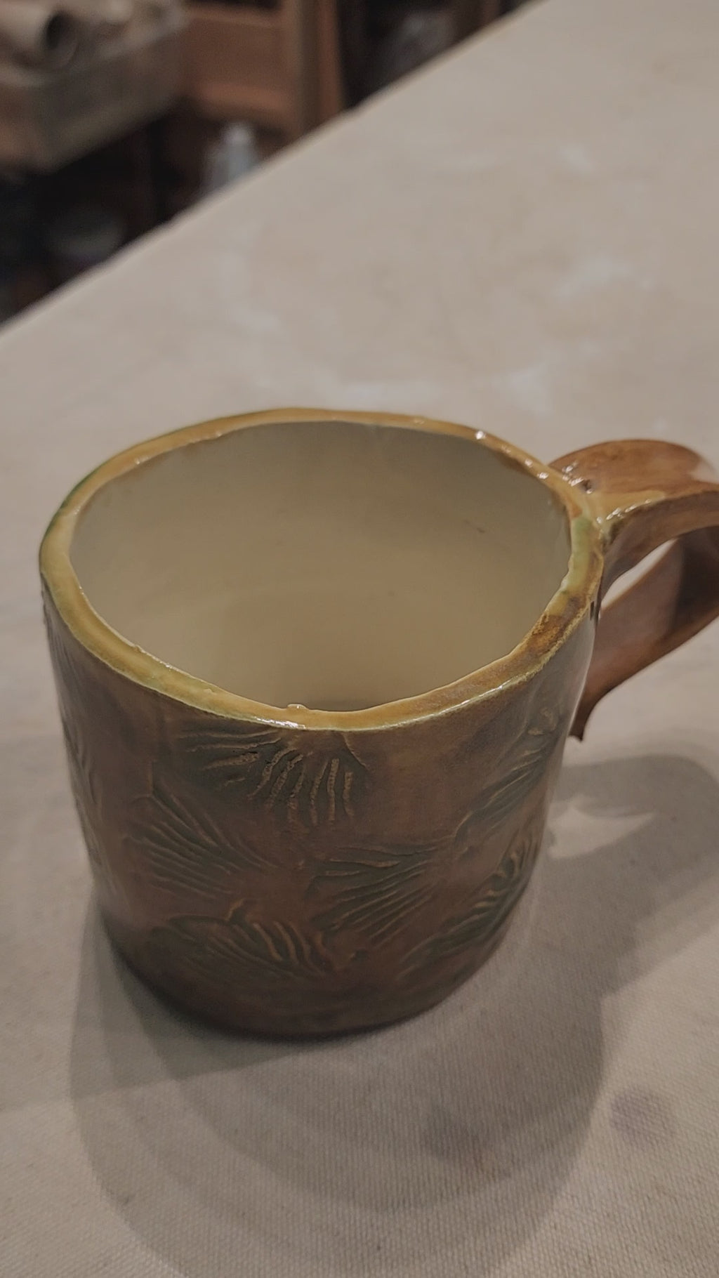 Stoneware Cappuccino Mug