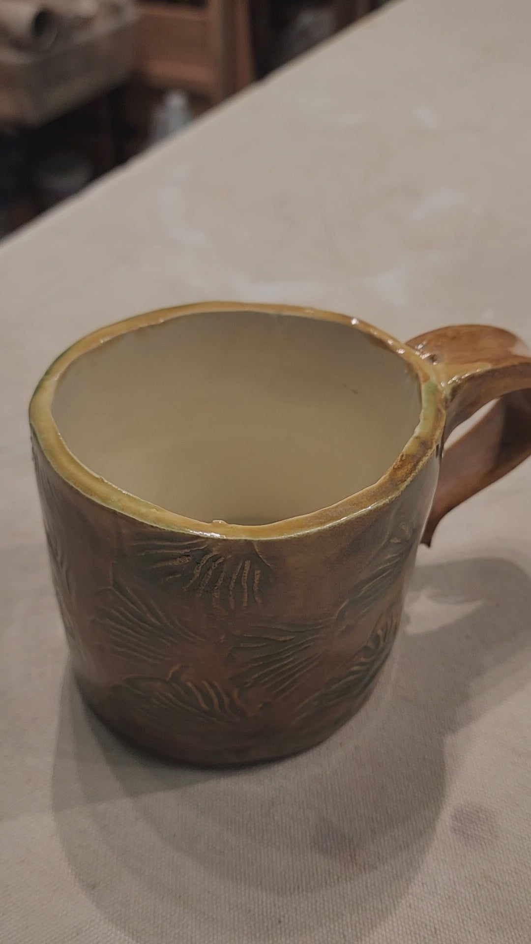 Stoneware Cappuccino Mug