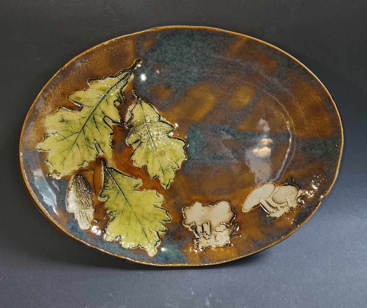 Oak Leaf and Mushroom Platter